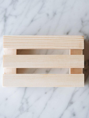 Wood Soap Holder