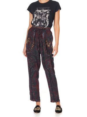 Tuck Front Harem Pant The Smoking Lounge