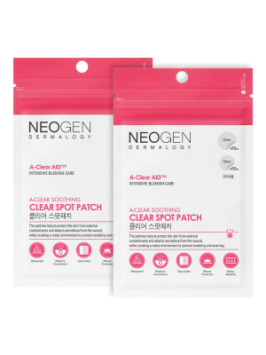 Neogen Dermalogy A-clear Soothing Spot Patch, 24 Count (2 Pack)