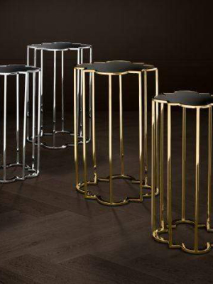 Eichholtz Concentric Side Table - Set Of 2 - Gold & Black