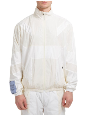 Mcq Alexander Mcqueen Tonal-panelled Logo Printed Jacket