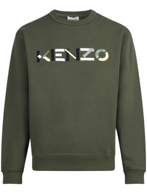 Kenzo Logo Embroidered Sweatshirt