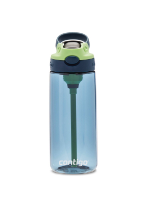 Contigo 20oz Plastic Kids Autospout Water Bottle Blue/green