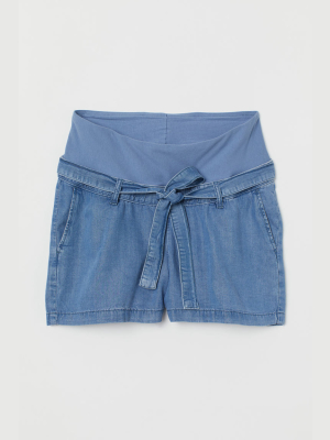 Mama Denim Shorts