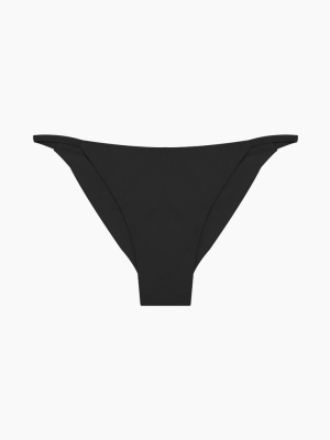 Kingston Thin Strap Bikini Bottom - Night Black