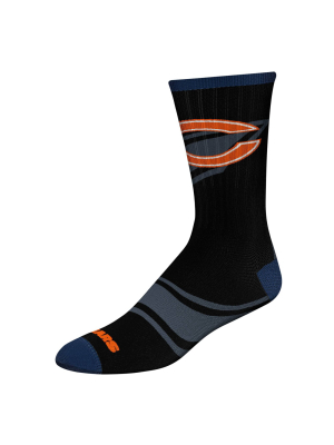 Nfl Chicago Bears Tone Black Crew Socks