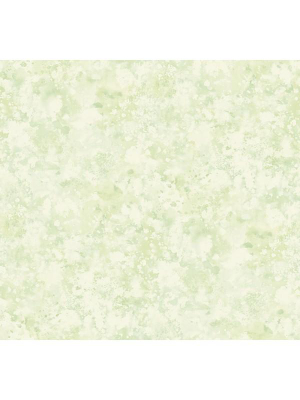 Waterdrop Floral Wallpaper In Green From The French Impressionist Collection By Seabrook Wallcoverings