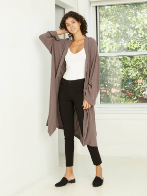 Women's Textured Overcoat - A New Day™ Gray