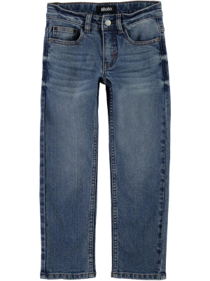 Molo Alon Pant - Worn Denim