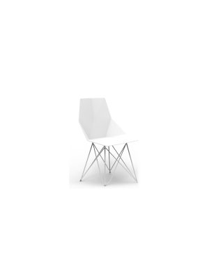 Faz Chair W/ Steel Legs / Set Of 4 By Vondom