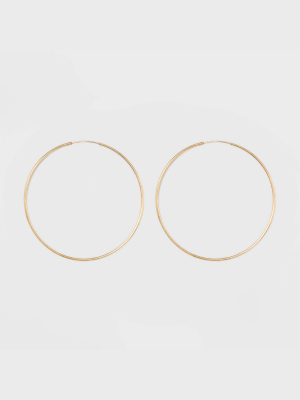 Gold Over Sterling Silver Endless Hoop Fine Jewelry Earrings - A New Day™ Gold