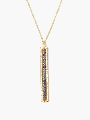 Iolite And Gold Sedona Necklace