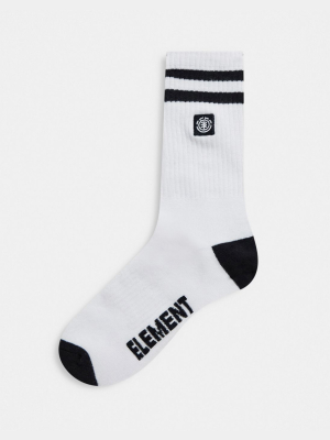 Element Clearsight Socks In White