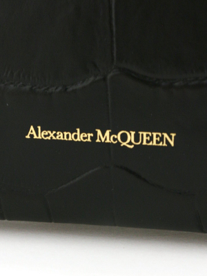 Alexander Mcqueen Embossed Envelope Clutch Bag