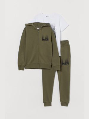 3-piece Tracksuit Set