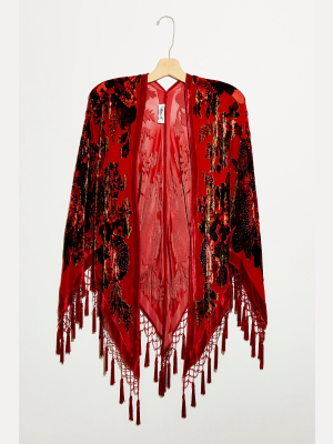 Bette Burn Out Butterfly Kimono