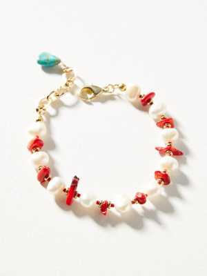 Ayana Designs Pearl Coral Bracelet