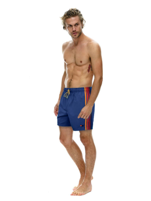 Men's 5 Stripe Flex Shorts - Navy