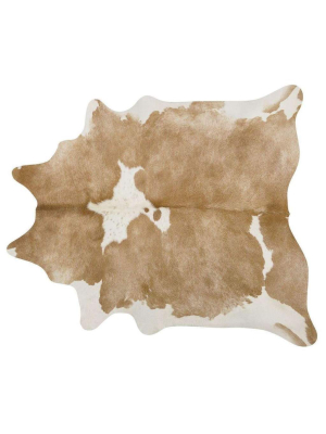 Palomino And White Cowhide