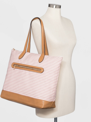 Zip Closure Tote Handbag - A New Day™