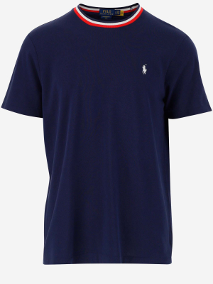 Polo Ralph Lauren Logo Embroidered T-shirt