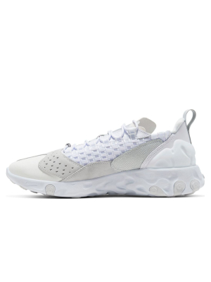 Nike React Sertu Sneakers In Triple White