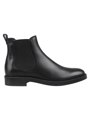 Tod's Monogram Stamped Ankle Boots