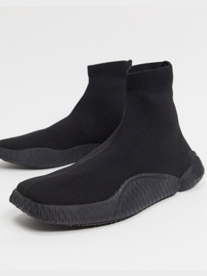 Asos Design Sock Sneakers With Wrap Sole