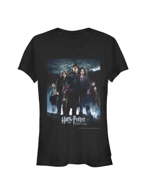 Junior's Harry Potter Goblet Of Fire Poster T-shirt