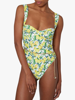 Danielle One Piece In Lemons All Over