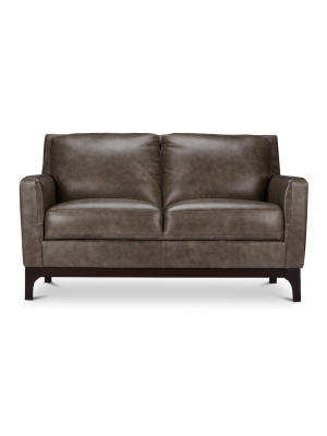 Glendale Leather Loveseat