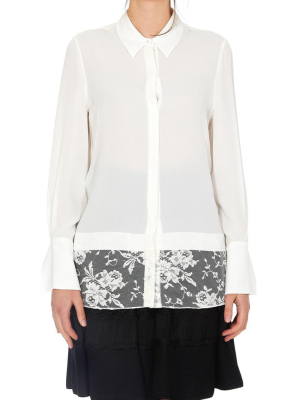 Alexander Mcqueen Lace Trim Shirt