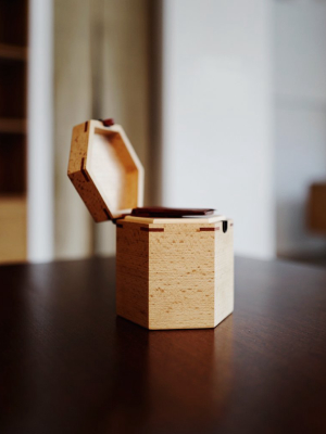 Tea Case - Beech Wood (out Of Stock)