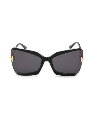 Tom Ford Eyewear Gia Butterfly-framed Sunglasses