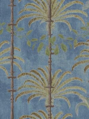 Havana Wallpaper In Regatta Blue From The Wallpaper Compendium Collection By Mind The Gap