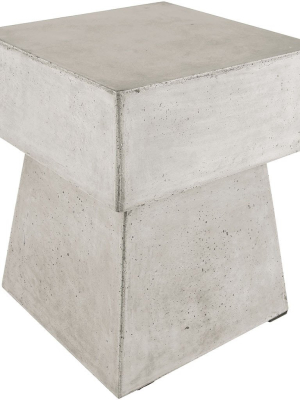 Mushroom Stool Polished Concrete