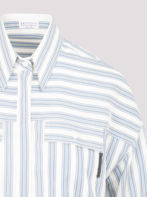 Brunello Cucinelli Striped Shirt