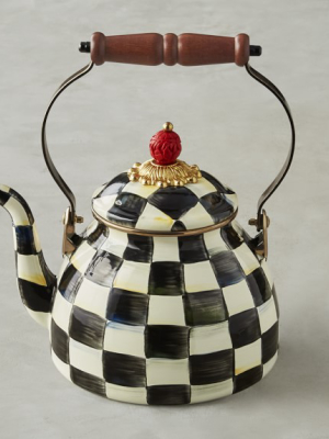 Mackenzie-childs Courtly Check Tea Kettle