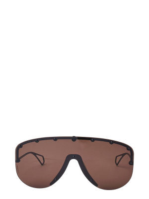 Gucci Eyewear Oversized Mask Sunglasses