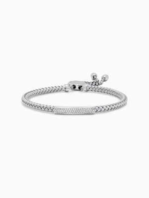 Effy 925 Sterling Silver Diamond Accented Bracelet, 0.17 Tcw