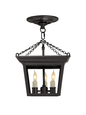 Cornice Semi-flush Lantern In Various Colors