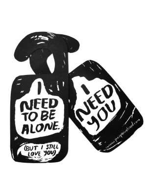 People I've Loved Alone Time Door Hanger