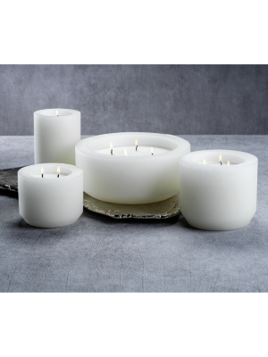 Naousa Bay Candle - White