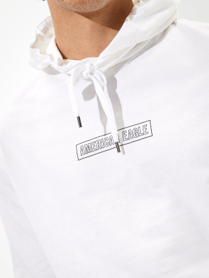 Ae Super Soft Graphic Hoodie Tee