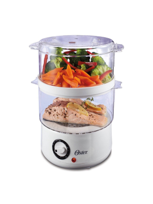 Oster Double Food Steamer - White