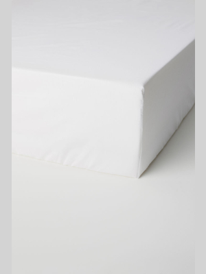 Cotton Percale Fitted Sheet