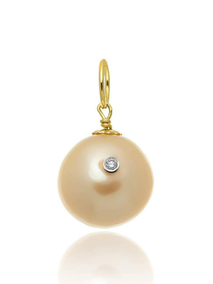 14kt Yellow Gold Grace Pearl Pendant Charm