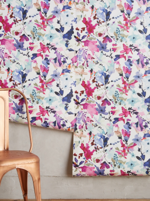 Anthropologie Wildflower Study Wallpaper