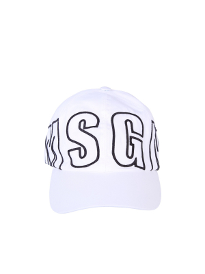 Msgm Logo-appliqué Baseball Cap