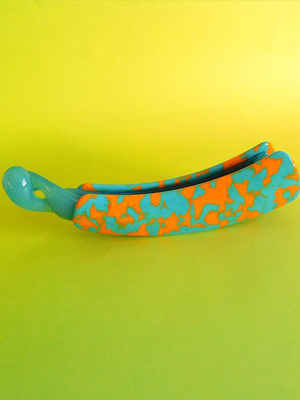 New Wave Banana Clip: Blue/orange